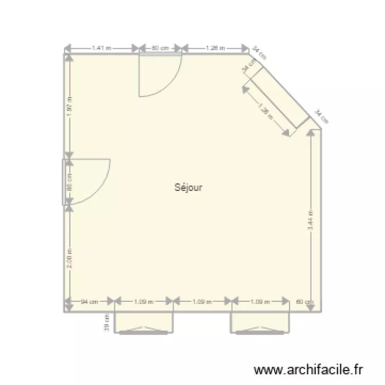 séjour. Plan de séjour. Plan de