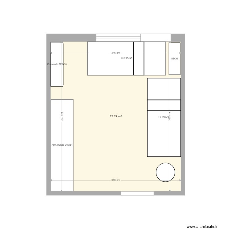 wat chambre 2. Plan de 0 pièce et 0 m2