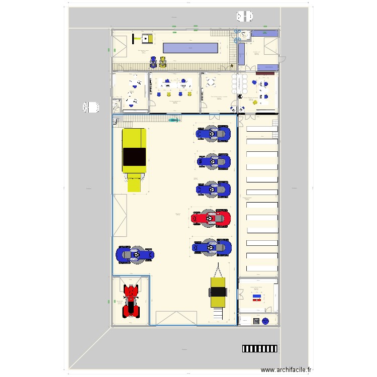 Garage Horion. Plan de 0 pièce et 0 m2