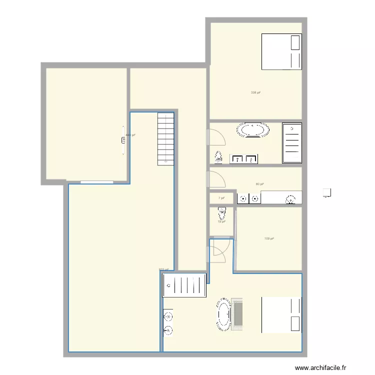 2e etage 47 pied 4. Plan de 2e etage 47 pied 4. Plan de