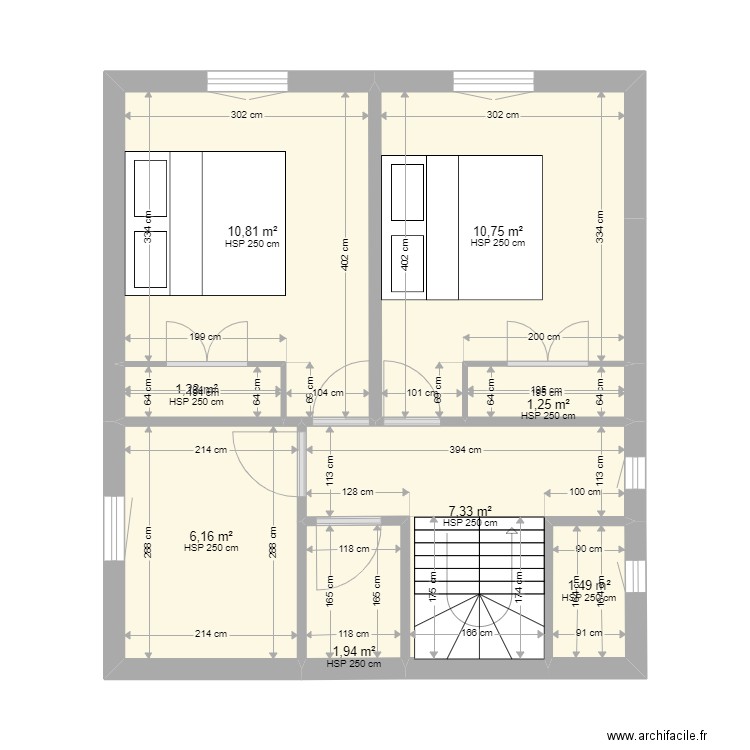 Auriol chambre mm . Plan de 8 pièces et 41 m2