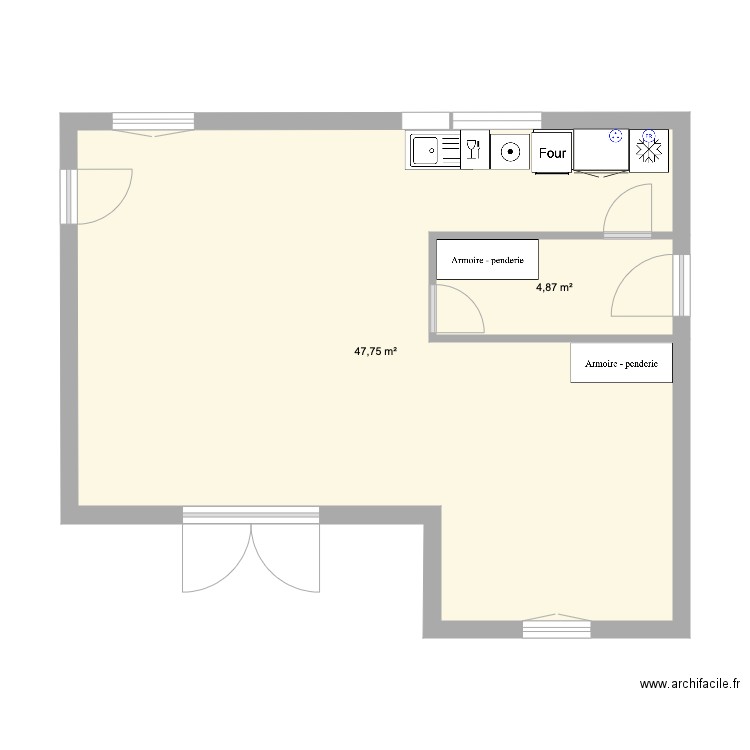 Calpic cuisine 1. Plan de 0 pièce et 0 m2