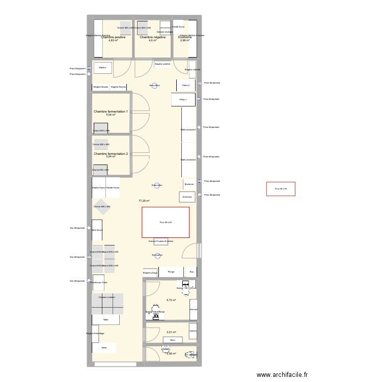 Dorian 120m2 - Montreuil 7. Plan de 9 pièces et 113 m2