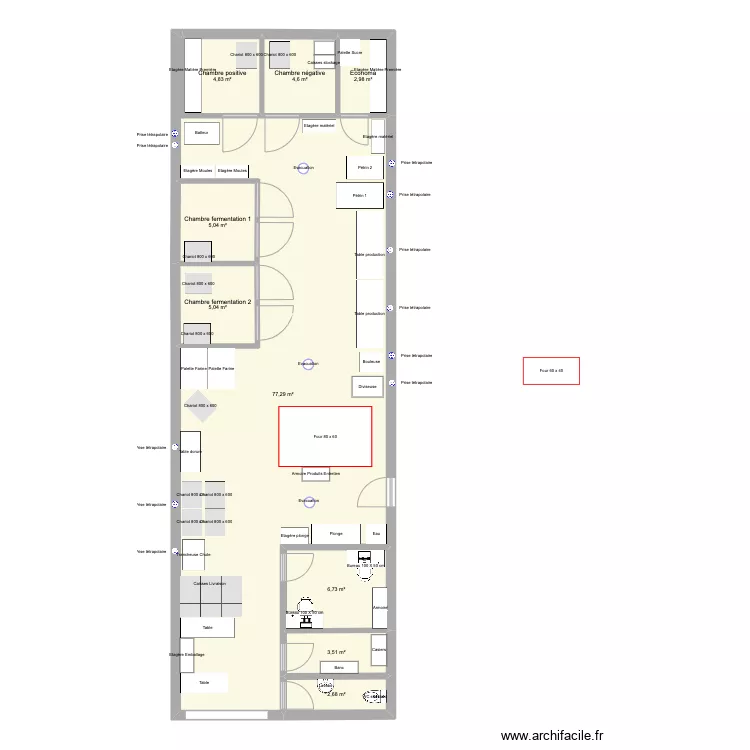 Dorian 120m2 - Montreuil 7. Plan de 