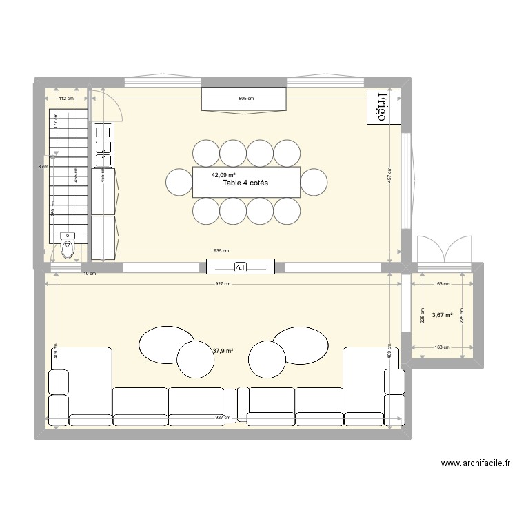 REFUGE NEW2 RDC. Plan de 0 pièce et 0 m2