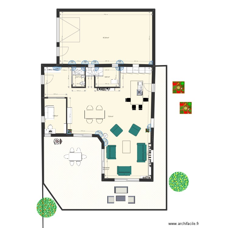 Smu petit zone u. Plan de 0 pièce et 0 m2