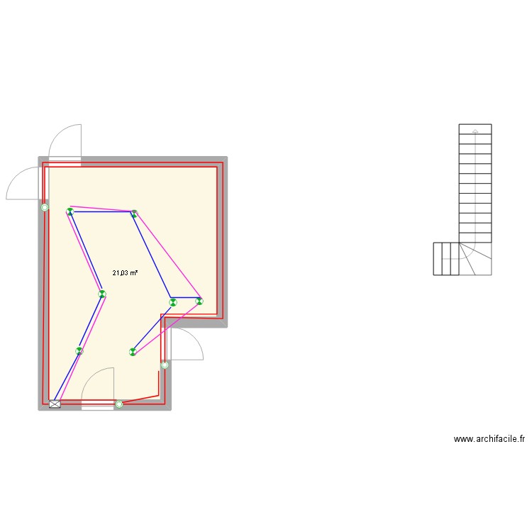 telerupteur. Plan de 0 pièce et 0 m2