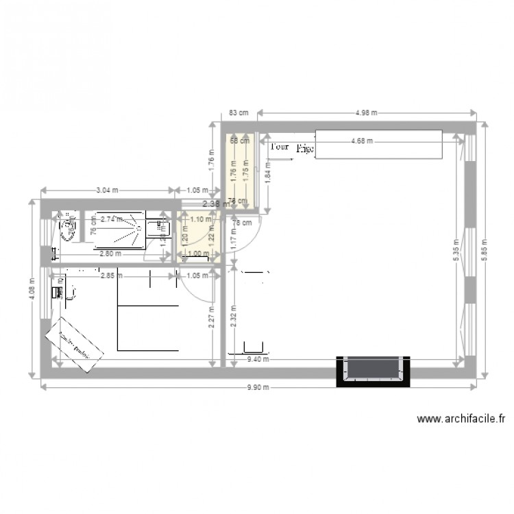 caire projet1. Plan de 0 pièce et 0 m2