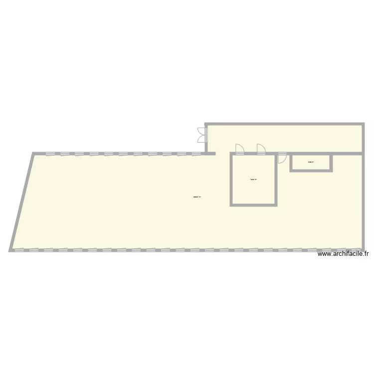 Aile ouest vierge. Plan de 