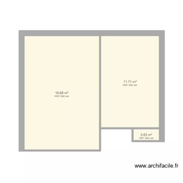 35 belleville. Plan de 