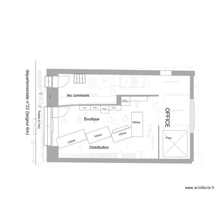 BOULANGERIE 1. Plan de 0 pièce et 0 m2