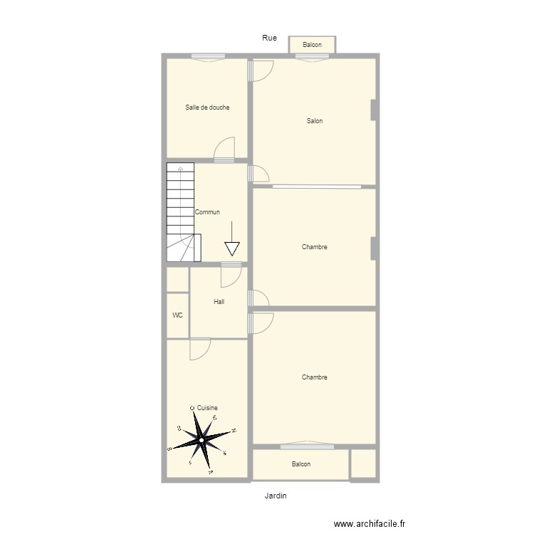 Appartement Steppé 13. Plan de 0 pièce et 0 m2