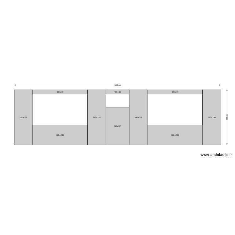 MUR UER Hilton. Plan de 0 pièce et 0 m2