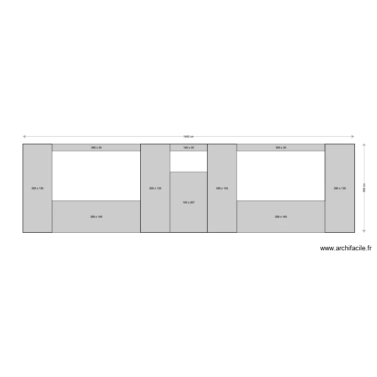 MUR UER Hilton. Plan de 