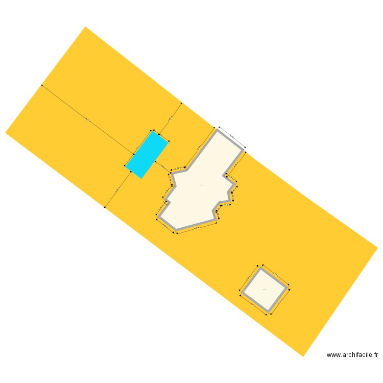 GILLET FRESNICOURT. Plan de 2 pièces et 195 m2