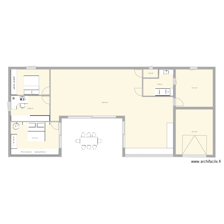 Maison Chavannes. Plan de 0 pièce et 0 m2