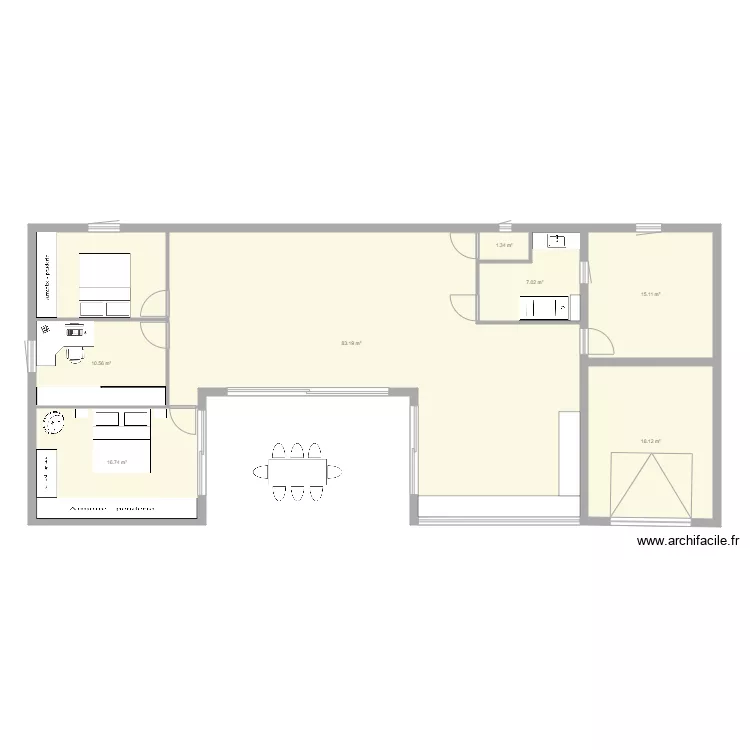 Maison Chavannes. Plan de 