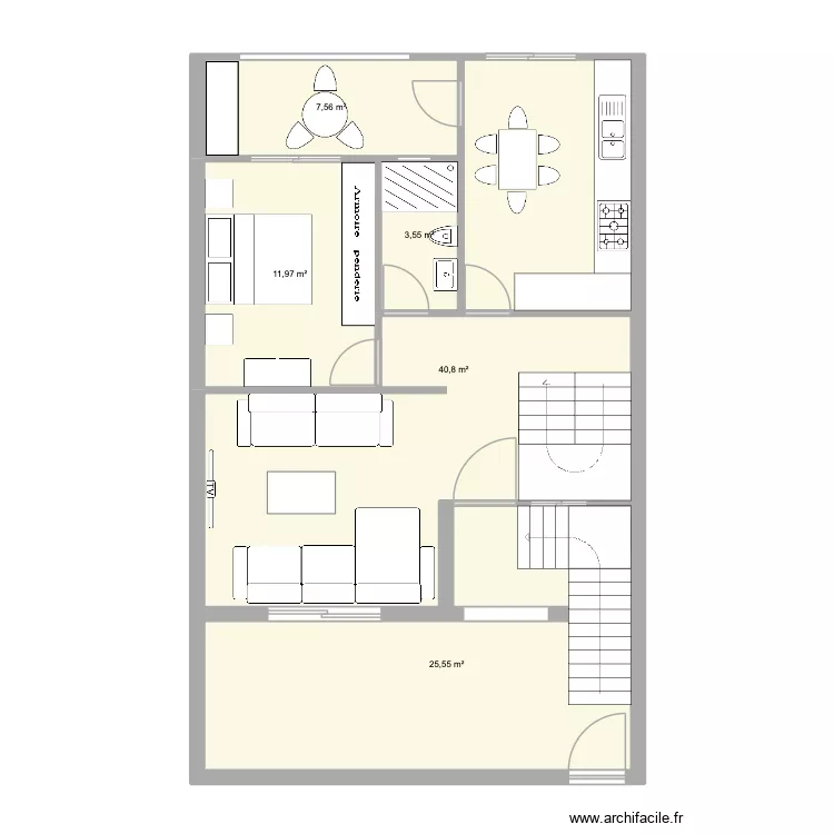 SAM. Plan de 5 et 89 m² SAM. Plan de 5 et 89 m²