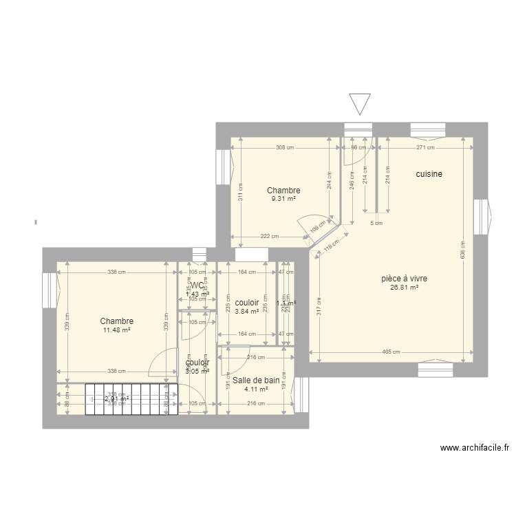 roche . Plan de 0 pièce et 0 m2