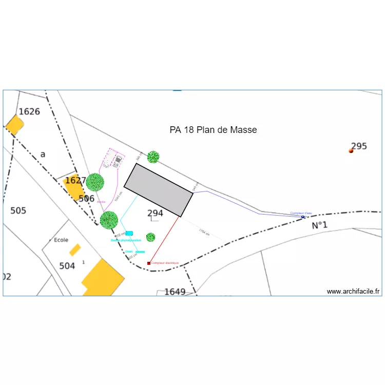 permis A 0294. Plan de 