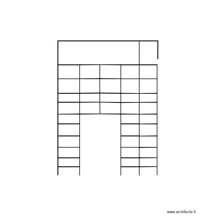 Armoire chambre. Plan de 0 pièce et 0 m2