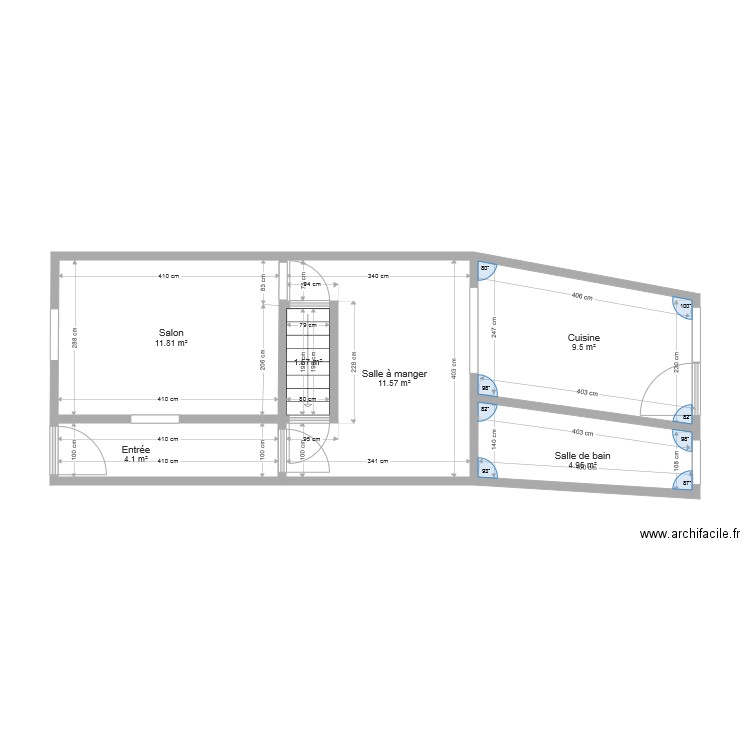 st philomene rez plafond. Plan de 0 pièce et 0 m2