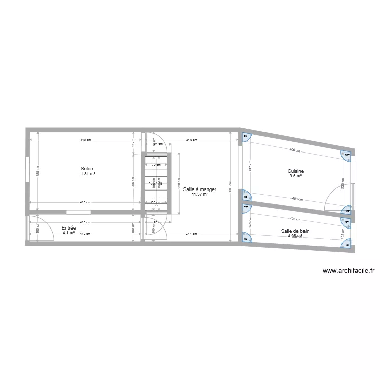 st philomene rez plafond. Plan de 