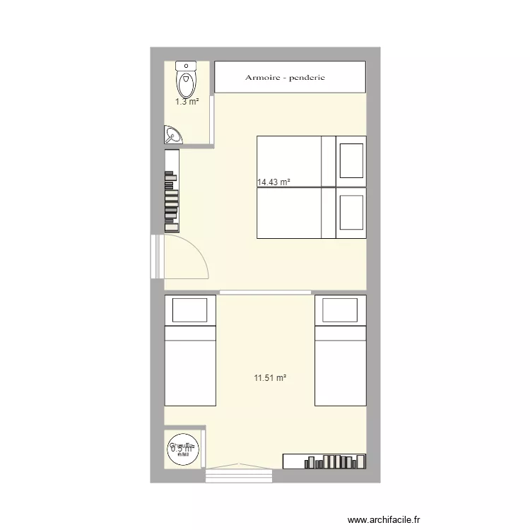 DortoirAureilhan. Plan de 