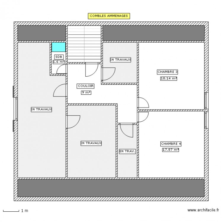 BURLET COMBLES. Plan de 0 pièce et 0 m2
