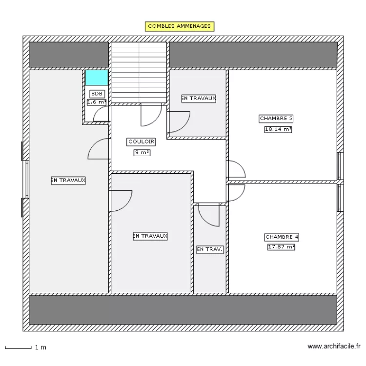 BURLET COMBLES. Plan de BURLET COMBLES. Plan de