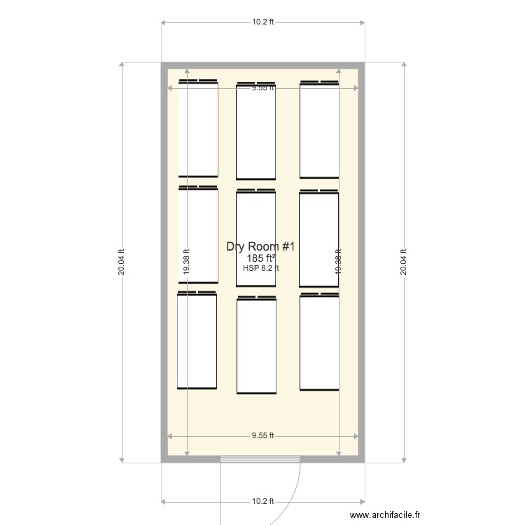 Canivate. Plan de 0 pièce et 0 m2