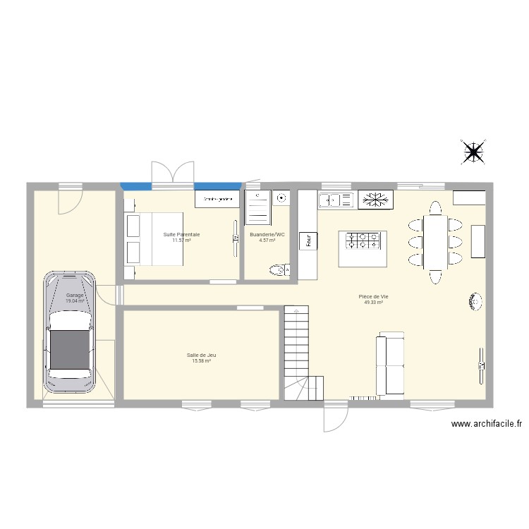 Maison Bruay. Plan de 0 pièce et 0 m2