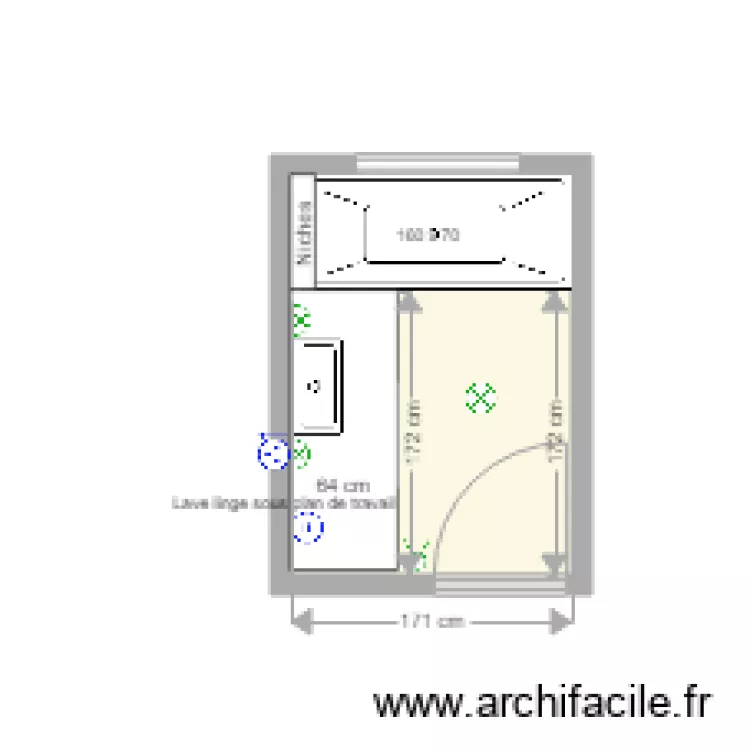 SDB Berard Versailles 3. Plan de SDB Berard Versailles 3. Plan de