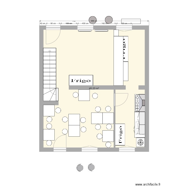 Pasta Rockett Aménagement 2. Plan de 0 pièce et 0 m2