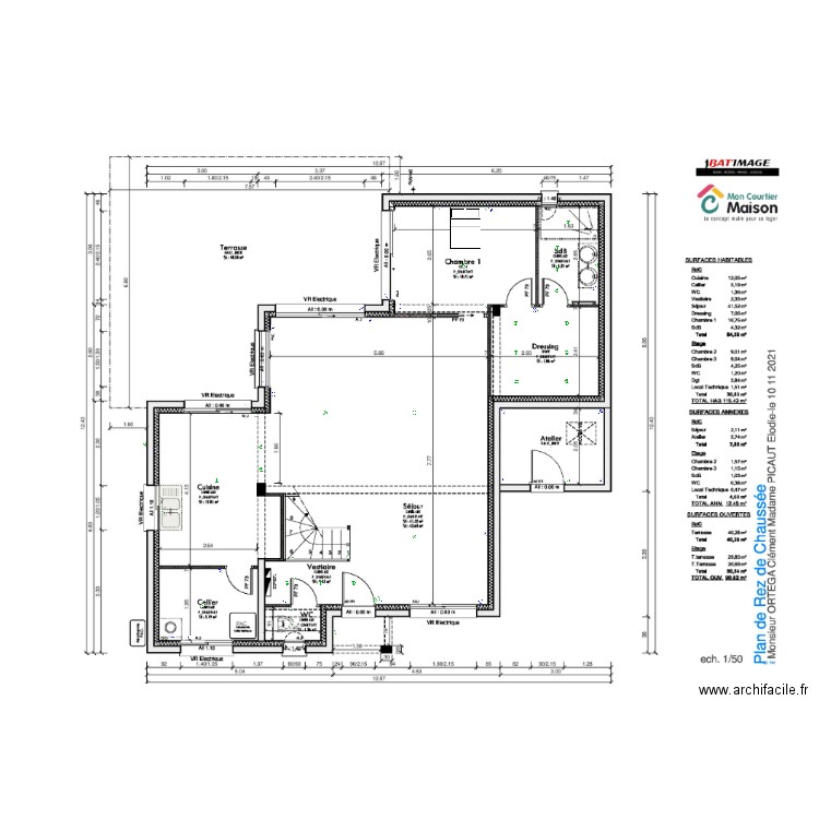 CLEM ET ELODIE 2. Plan de 0 pièce et 0 m2