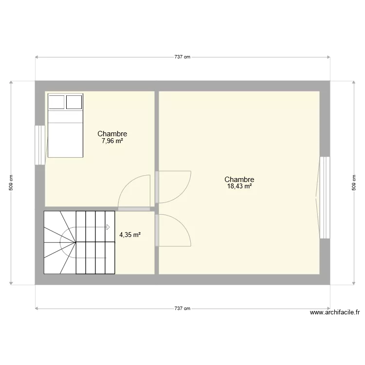 angeviniere. Plan de 