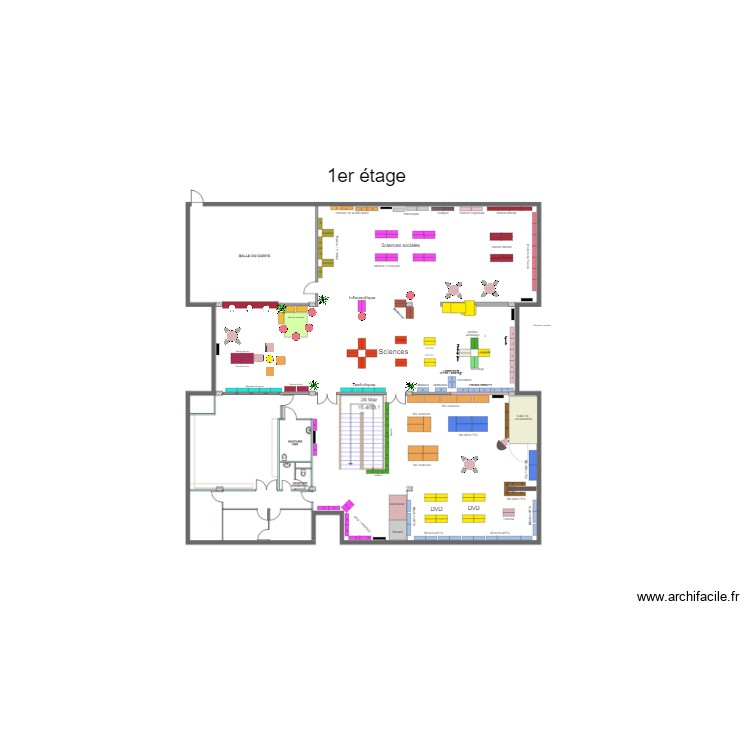 1erETAGEbis. Plan de 0 pièce et 0 m2