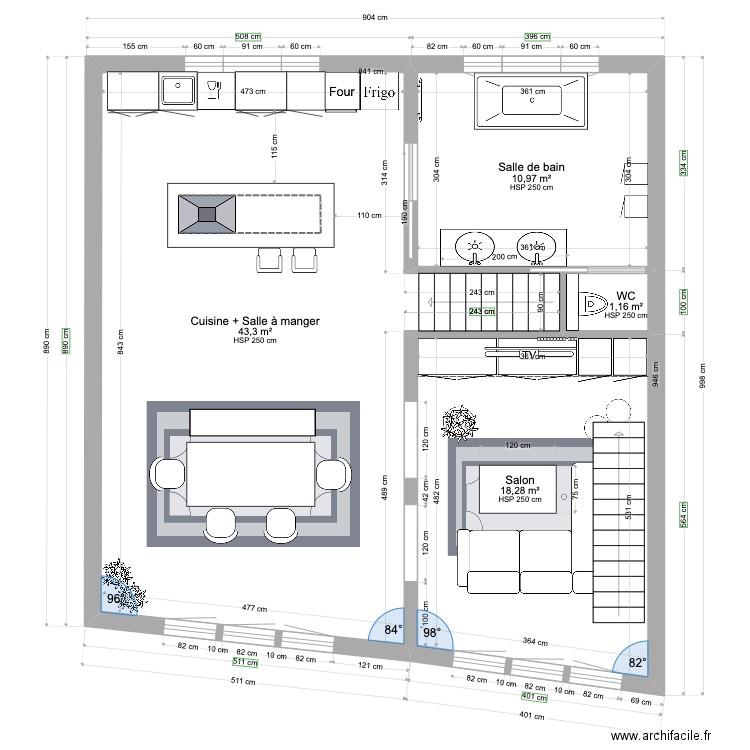 Laetitia 2 étage. Plan de 0 pièce et 0 m2