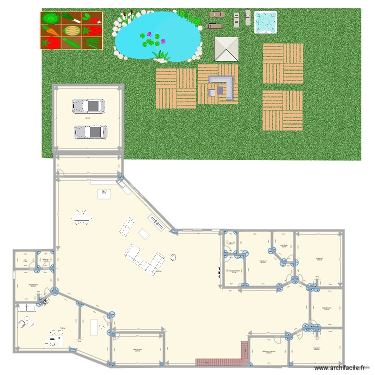 Projet 1. Plan de 0 pièce et 0 m2