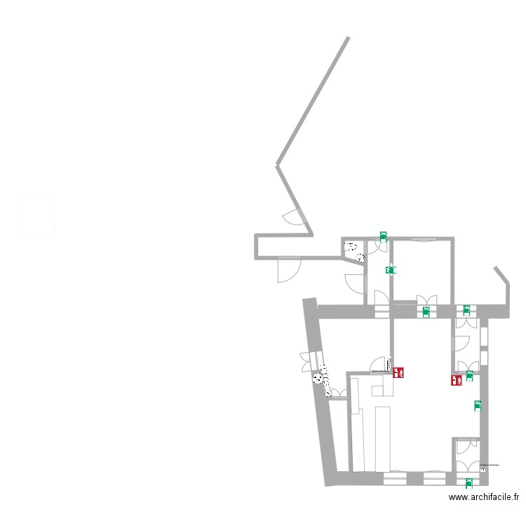 Sandaran. Plan de 0 pièce et 0 m2