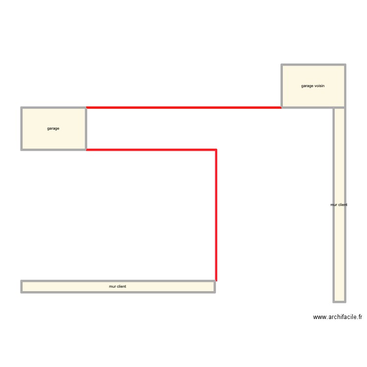 oral cloture. Plan de 4 pièces et 19 m2