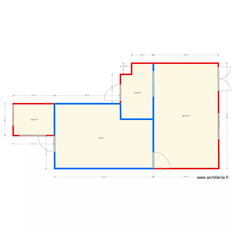 amenagement batiment. Plan de 