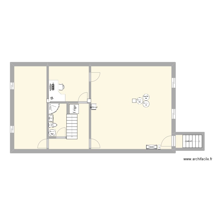 2370 sous-sol amenagement. Plan de 0 pièce et 0 m2