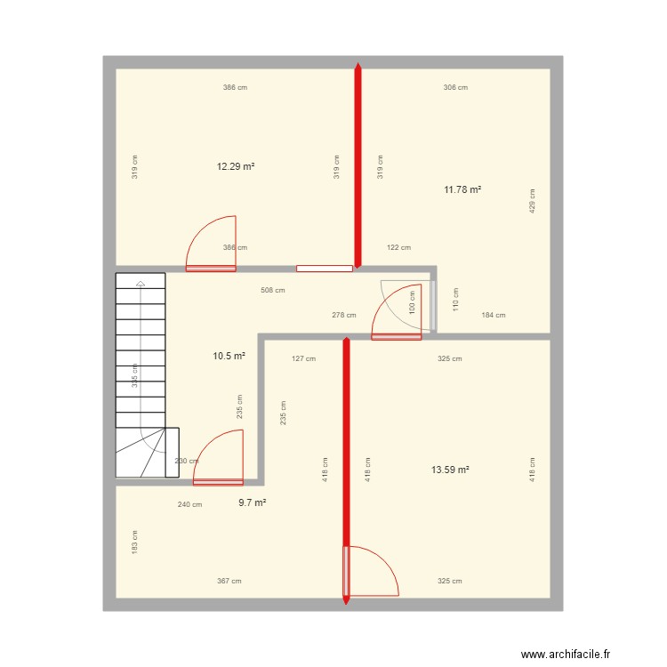 2e étage Elice plan de destrcutions. Plan de 0 pièce et 0 m2