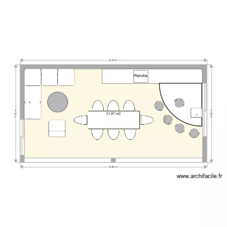 Ext La Valette. Plan de 