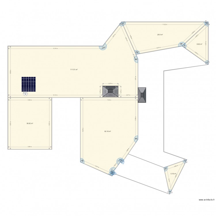 2 villa paul mt dore. Plan de 0 pièce et 0 m2