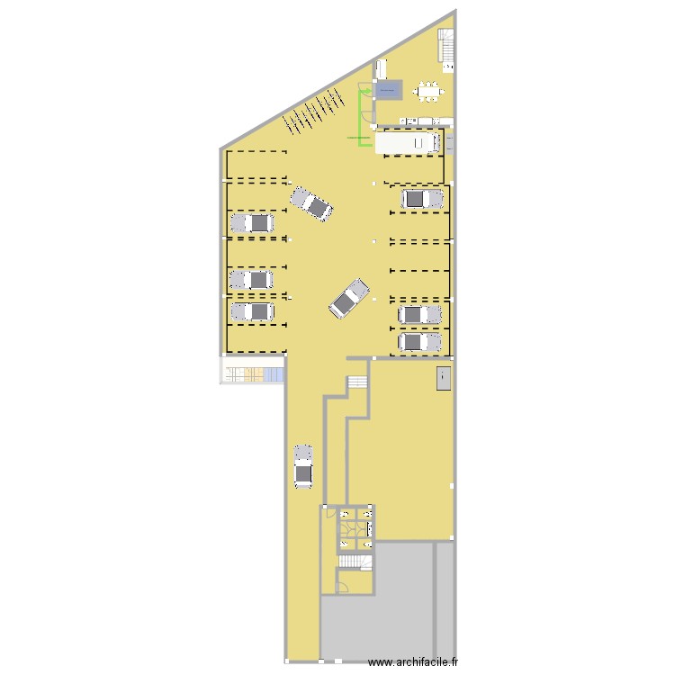 Milcamps V2 mesures exactes. Plan de 29 pièces et 1586 m2