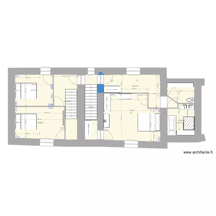 1er étage maman V3. Plan de 1er étage maman V3. Plan de