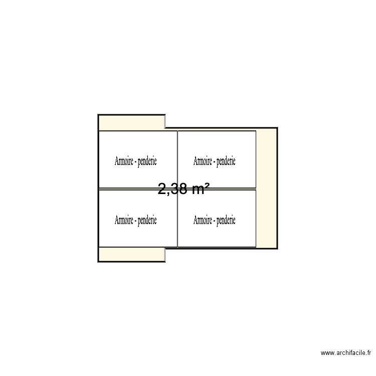 Berlingo Box 60x80. Plan de 0 pièce et 0 m2