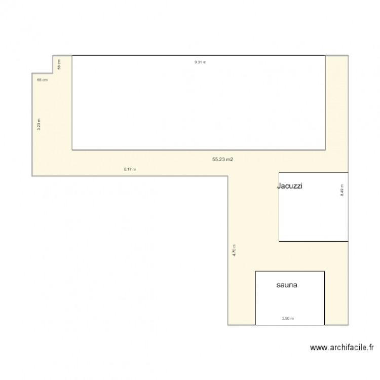 Piscine AliA. Plan de 0 pièce et 0 m2